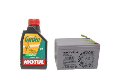 Akku+Pienkoneöljy Motul 1L